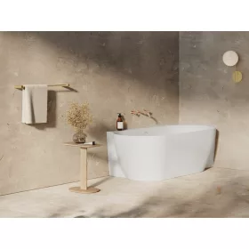   Ravak Freedom Corner II Tec 175x86 jobb, akrilkád, matt fehér/fehér, fehér lefolyó CC81800000