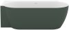 Ravak Freedom Corner II Tec 175x86 bal, akrilkád, Grey Green/fehér, fehér lefolyó CC91200000