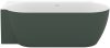 Ravak Freedom Corner II Tec 175x86 bal, akrilkád, Grey Green/fehér, fehér lefolyó CC91200000