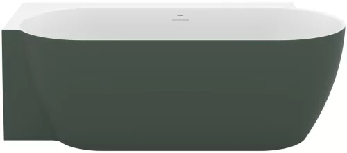 Ravak Freedom Corner II Tec 175x86 bal, akrilkád, Grey Green/fehér, fehér lefolyó CC91200000