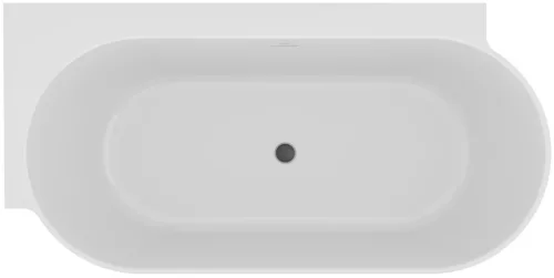 Ravak Freedom Corner II Tec 175x86 bal, akrilkád, Smoke Grey/fehér, fehér lefolyó CC91500000