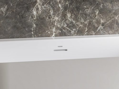 Ravak Freedom Corner II Tec 175x86 bal, akrilkád, Smoke Grey/fehér, fehér lefolyó CC91500000