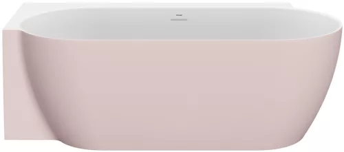 Ravak Freedom Corner II Tec 175x86 bal, akrilkád, Alabaster Pink/fehér, fehér lefolyó CC91600000