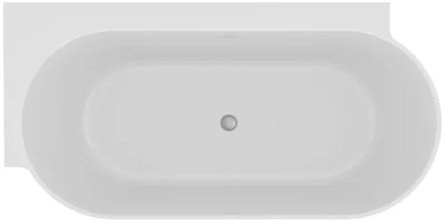 Ravak Freedom Corner II Tec 175x86 bal, akrilkád, Alabaster Pink/fehér, fehér lefolyó CC91600000