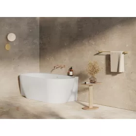   Ravak Freedom Corner II Tec 175x86 bal, akrilkád, matt fehér/fehér, fehér lefolyó CC91800000