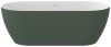 Ravak Freedom O Tec 170x77 akrilkád, Grey Green/fehér szabadonálló, fehér lefolyó CD11200000