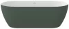 Ravak Freedom O Tec 170x77 akrilkád, Grey Green/fehér szabadonálló, fehér lefolyó CD11200000