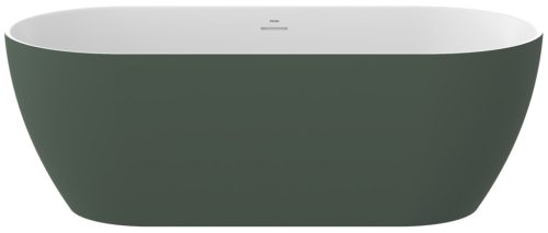 Ravak Freedom O Tec 170x77 akrilkád, Grey Green/fehér szabadonálló, fehér lefolyó CD11200000