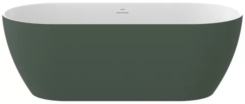 Ravak Freedom O Tec 170x77 akrilkád, Grey Green/fehér szabadonálló, fehér lefolyó CD11200000