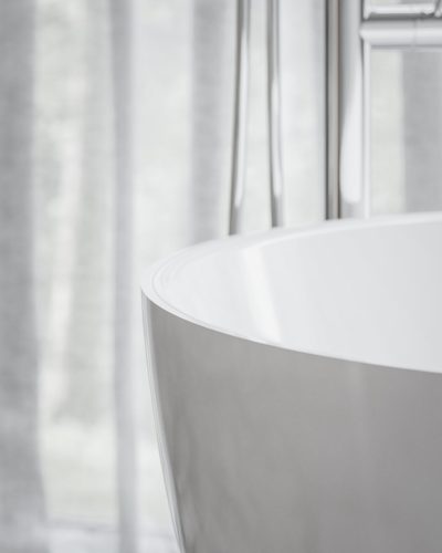 Ravak Freedom O Tec 170x77 akrilkád, fehér szabadonálló, fekete lefolyó CD81000000