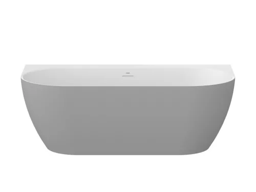 Freedom Wall Tec 170x87, akrilkád, Smoke Grey/fehér, fehér lefolyó