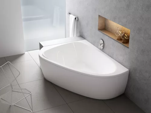 Ravak LoveStory II előlap 'A' bal akrilkádhoz hófehér CZ75100A00