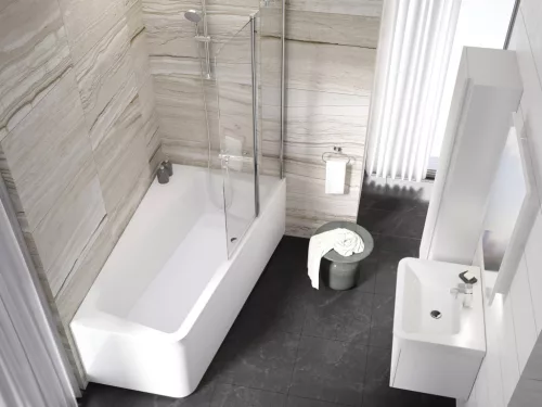 Ravak 10° 'A' előlap 170 jobbos fehér CZ82100A00