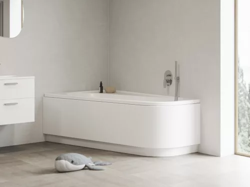 Ravak Chrome előlap 'A' 160x105 balos, fehér CZA5100A00