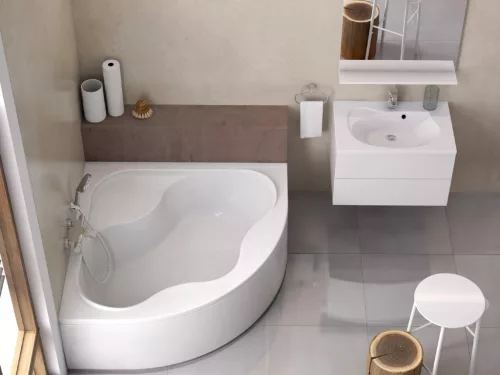 Ravak Gentiana, Newday előlap 'A' 150 cm akrilkádhoz (hófehér) CZG1000AN0