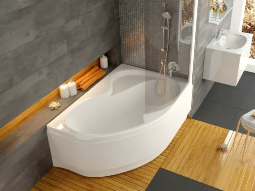 Ravak Rosa II előlap 'A' jobb 150 cm akrilkádhoz (hófehér) CZJ1200AN0