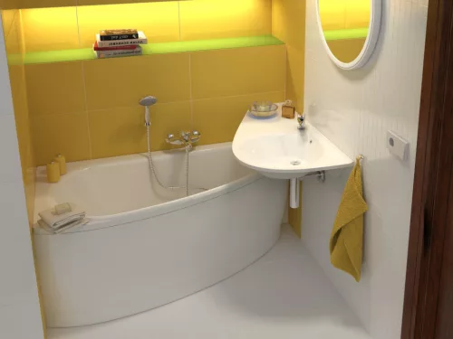 Ravak Avocado előlap 'A' 160 bal akrilkádhoz (hófehér) CZQ1000A00