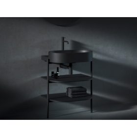 CS Yard 60 fürdőszobai bútor, matt fekete