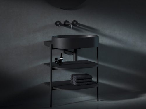 CS Yard 60 fürdőszobai bútor, matt fekete