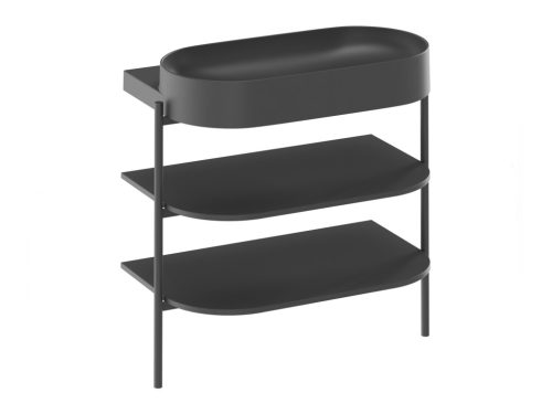 CS Yard 80 fürdőszobai bútor, matt fekete