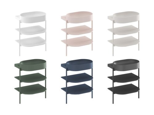 CS Yard 60 fürdőszobai bútor, matt fehér