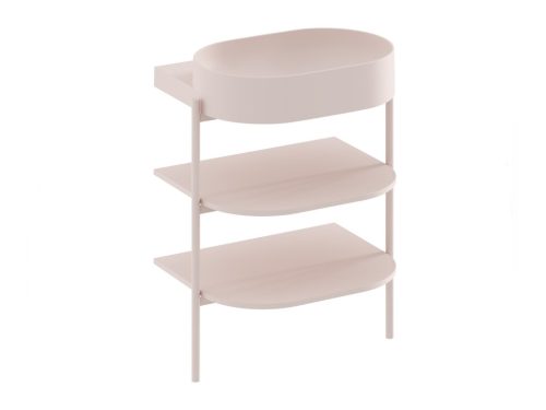 CS Yard 60 fürdőszobai bútor, Alabaster Pink