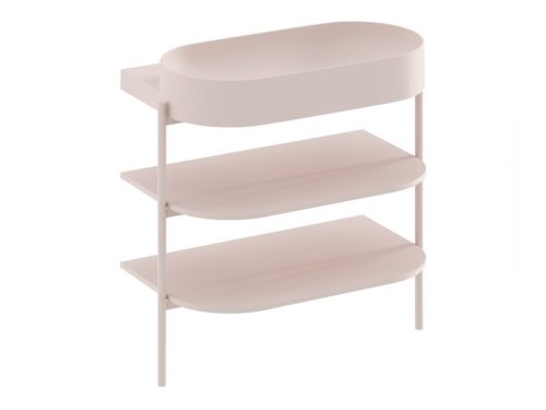 CS Yard 80 fürdőszobai bútor, Alabaster Pink