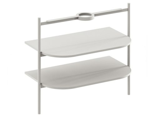 CS Yard 80 fürdőszobai bútor, Smoke Grey