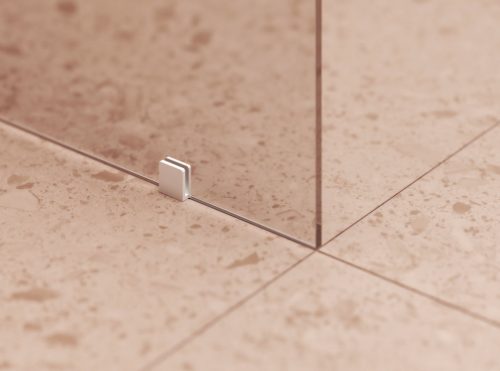 Walk-In Wall Set 80, zuhanykabin matt fehér+transparent