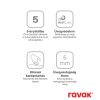 Ravak Walk-In Air Wall 90 zuhanykabin krómhatású+transparent GW9W70C00Z1C