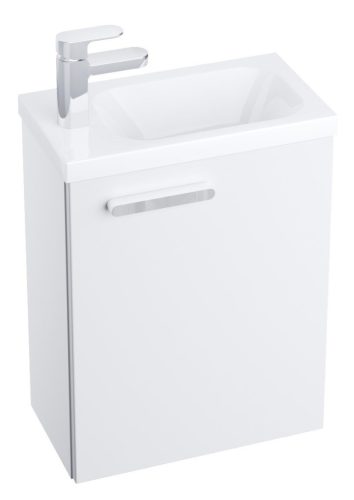 Ravak Chrome II SD 40 mosdó alatti szekrénytest fehér, króm fogantyúval 152 mm (A termék az ajtót nem tertalmazza.) X000000538