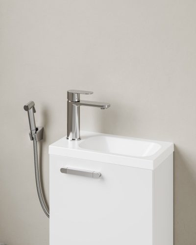 Ravak Chrome II SD 40 mosdó alatti szekrénytest fehér, króm fogantyúval 152 mm (A termék az ajtót nem tertalmazza.) X000000538