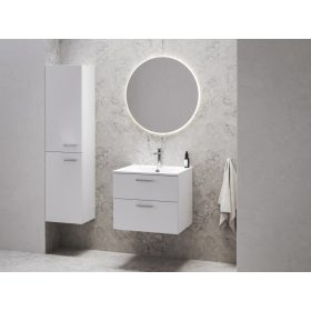   Ravak Chrome II SB 39 magasszekrény bal, fehér, króm fogantyúval 152 mm X000000542