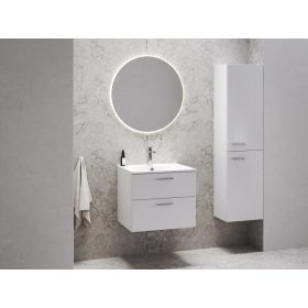   Ravak Chrome II SB 39 magasszekrény jobb, fehér, króm fogantyúval 152 mm X000000543