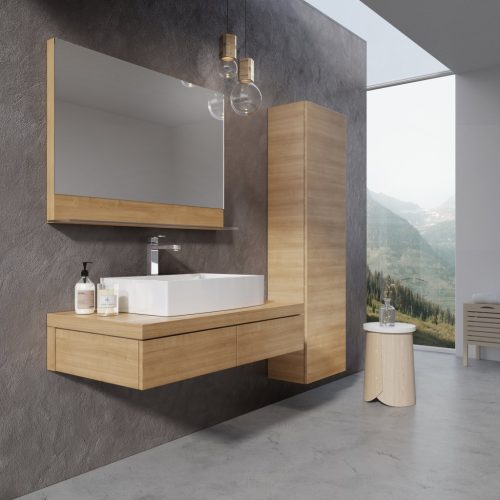 Ravak Formy 120 tükör, tölgy X000001048