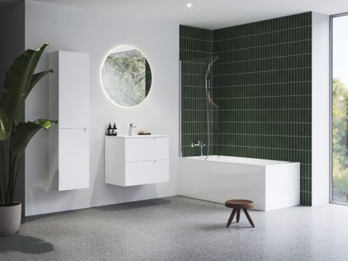 Ravak Classic II SB fürdőszobai szekrény 40 B fehér/fehér X000001472