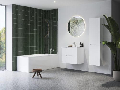 Ravak Classic II SB fürdőszobai szekrény 40 J fehér/fehér X000001474