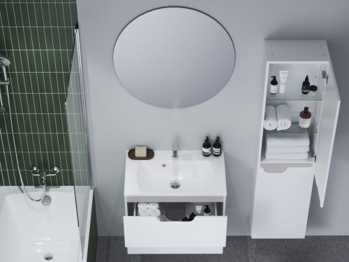 Ravak Classic II SB fürdőszobai szekrény 40 J fehér/szürke X000001475