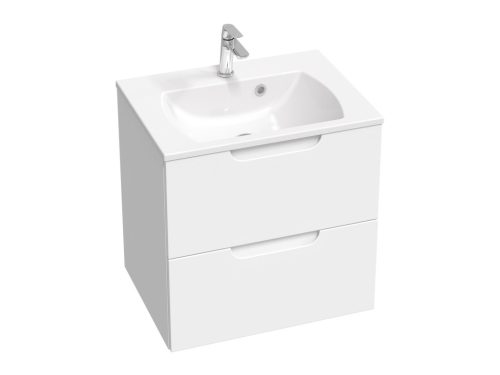 Ravak Classic II SD 60 fürdőszobai szekrény mosdó alá fehér/fehér X000001476