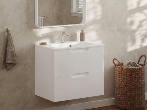 Ravak Classic II SD 60 fürdőszobai szekrény mosdó alá fehér/fehér X000001476