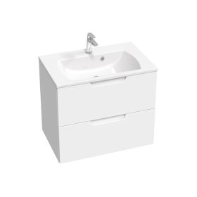   Ravak Classic II SD 70 fürdőszobai szekrény mosdó alá fehér/fehér X000001478