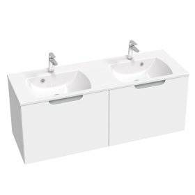  Ravak Classic II SD 130 szekrény duplamosdó alá (fehér/szürke) X000001483