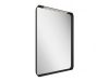 Ravak Strip 50x70 fürdőszobai tükör világítással, fekete X000001569