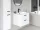Ravak Chrome SD II 60 fehér, fekete fogantyúval 152 mm X000001744