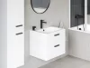 Ravak Chrome II SD 70 fehér, fekete fogantyúval 152 mm X000001745