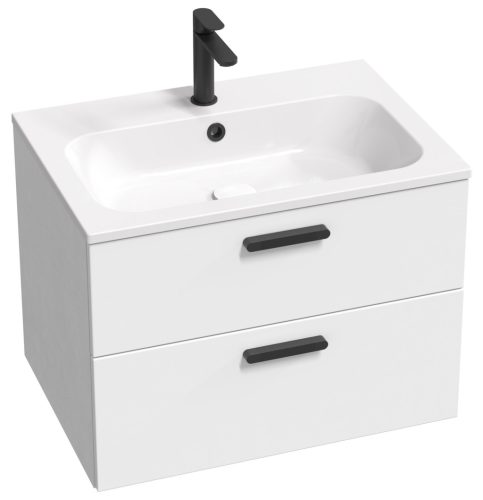 Ravak Chrome II SD 70 fehér, fekete fogantyúval 152 mm X000001745