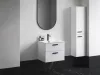 Ravak Chrome II SD 70 fehér, fekete fogantyúval 152 mm X000001745