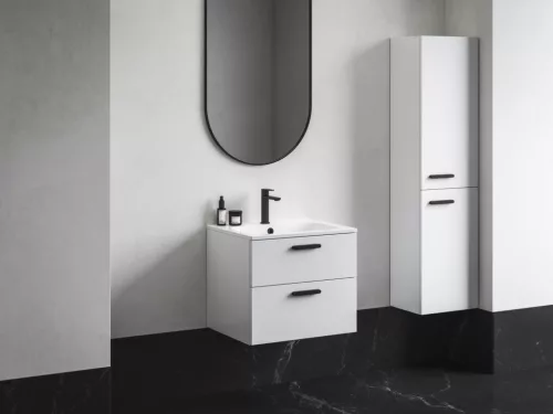 Ravak Chrome II SD 70 fehér, fekete fogantyúval 152 mm X000001745