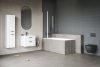 Ravak Chrome II SD 70 fehér, fekete fogantyúval 152 mm X000001745