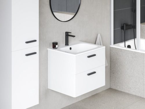 Ravak Chrome II SD 80 fehér, fekete fogantyúval 152 mm X000001746